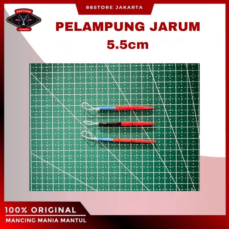 88storejakarta pelampung pancing jarum 5,5cm / 8cm isi 5pcs