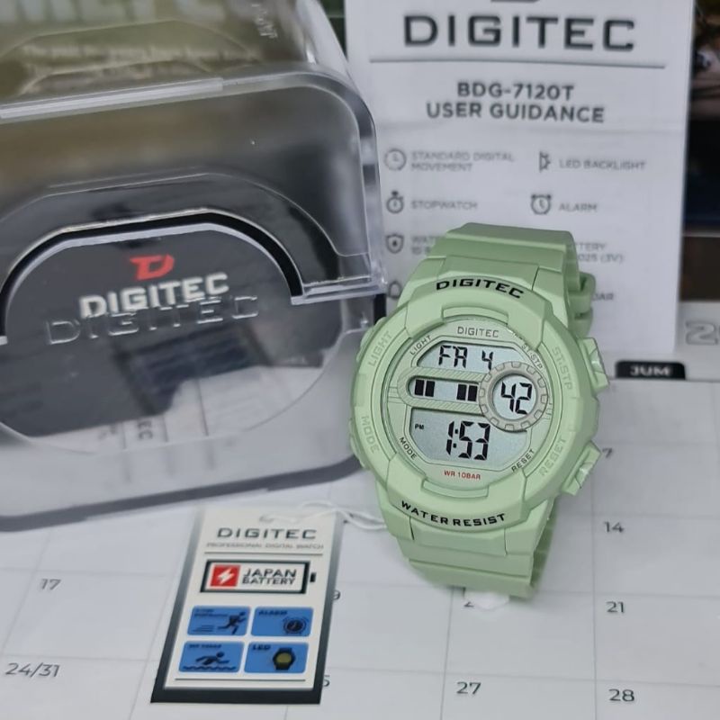 Jam Tangan Fashion Wanita Digital Digitec BDG 5120 Rubber Original