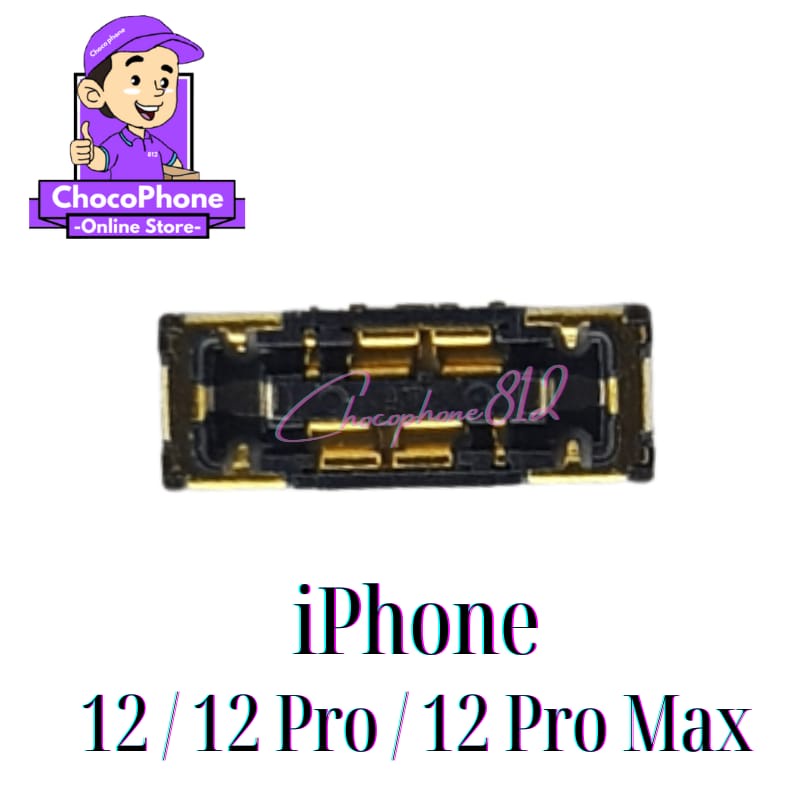 Konektor Baterai iPhone 12 / 12pro / 12 Pro Max Socket Connector Battery Original