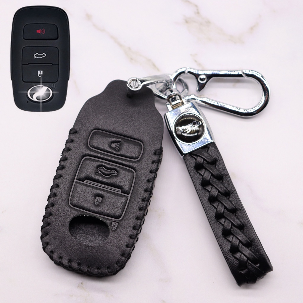 Casing Kunci remote Mobil keyless Bahan Kulit Untuk Toyota Altis / Camry / Harrier