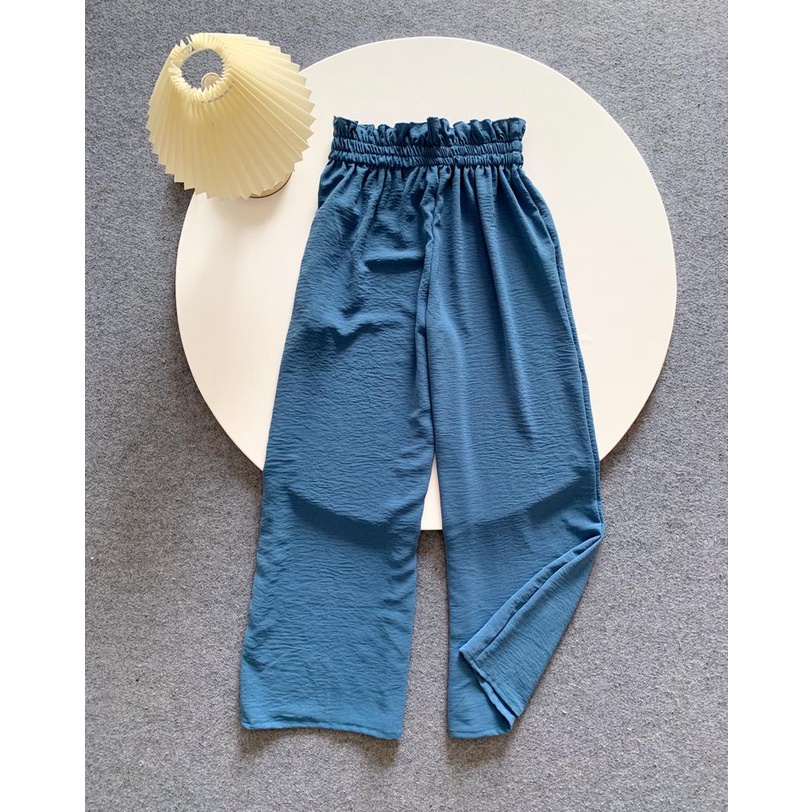 ZASKIYA - CORLA KULOT CRINKLE HIGH WAIST