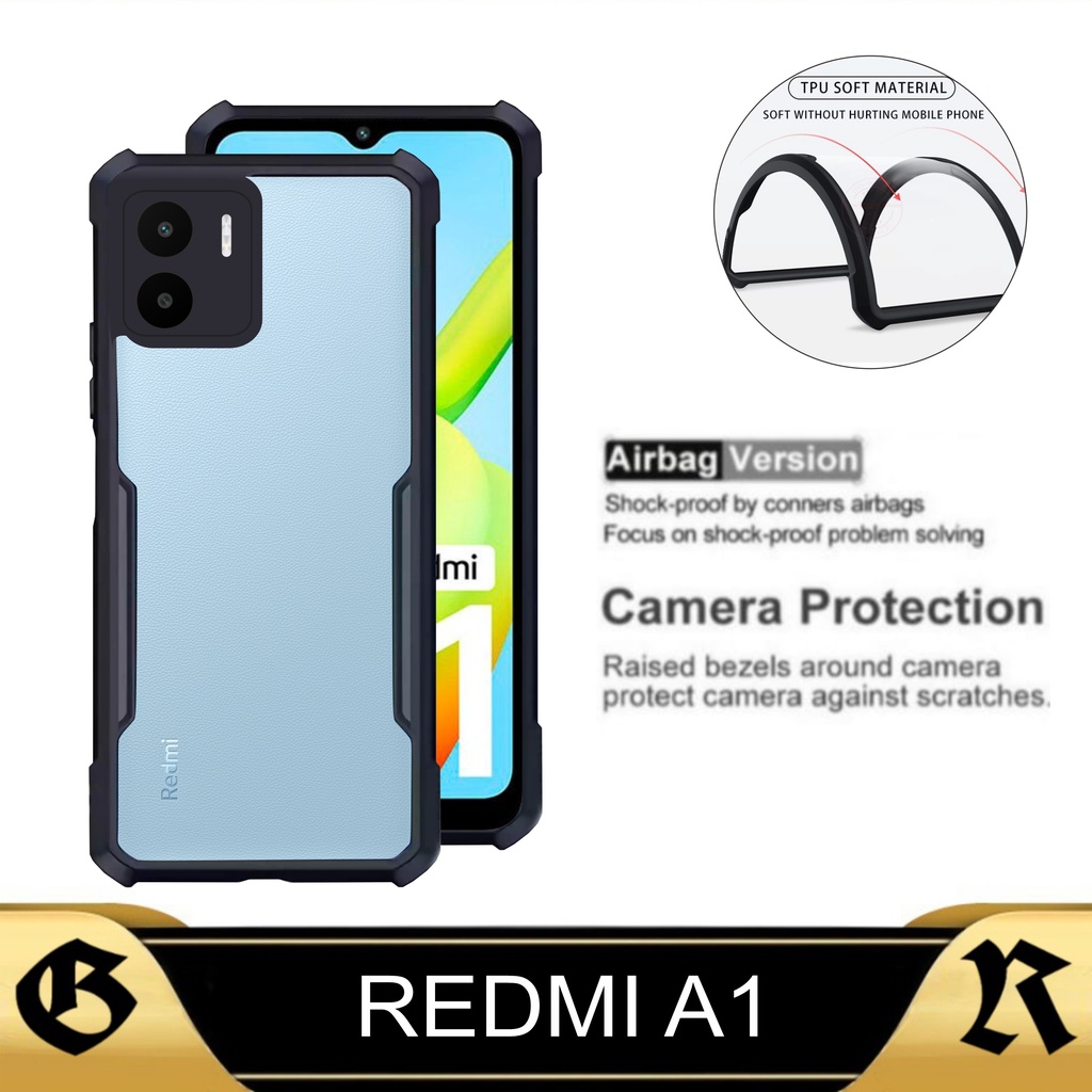 Promo Case Fusion Redmi A1 2022 Softcase Premium Full Cover Body Handphone