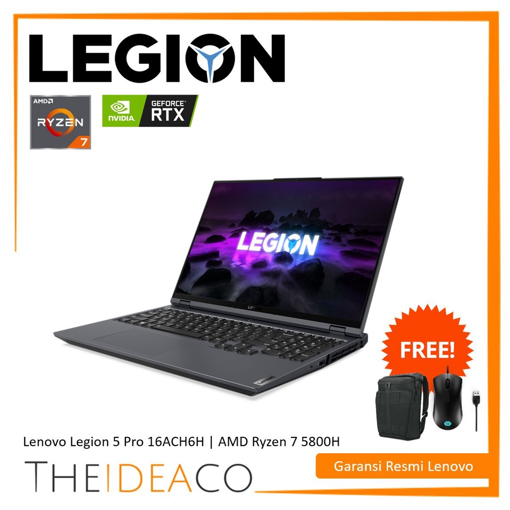 Lenovo Legion 5 Pro I Ryzen 7 5800H I 32GB 1TB SSD RTX 3070 Win11Home