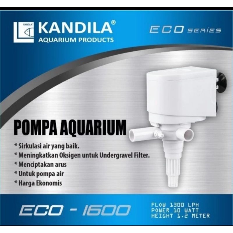 Jual Promo Pompa Kolam Aquarium Kandila Pro Eco Pompa Air Celup