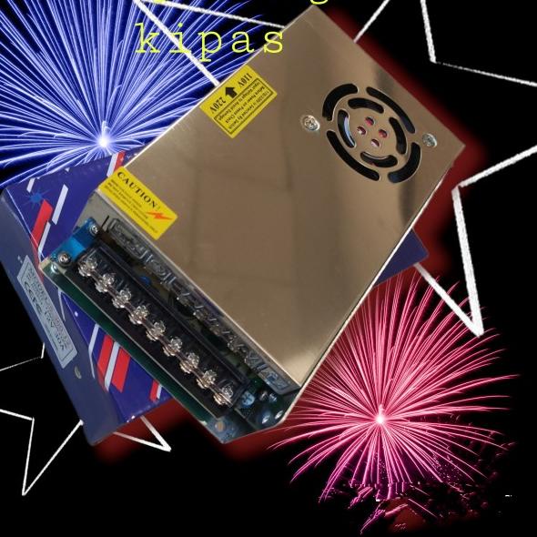 Adaptor 12V 30A Power Supply Switching LED Jaring 30 Ampere 12 Volt DC