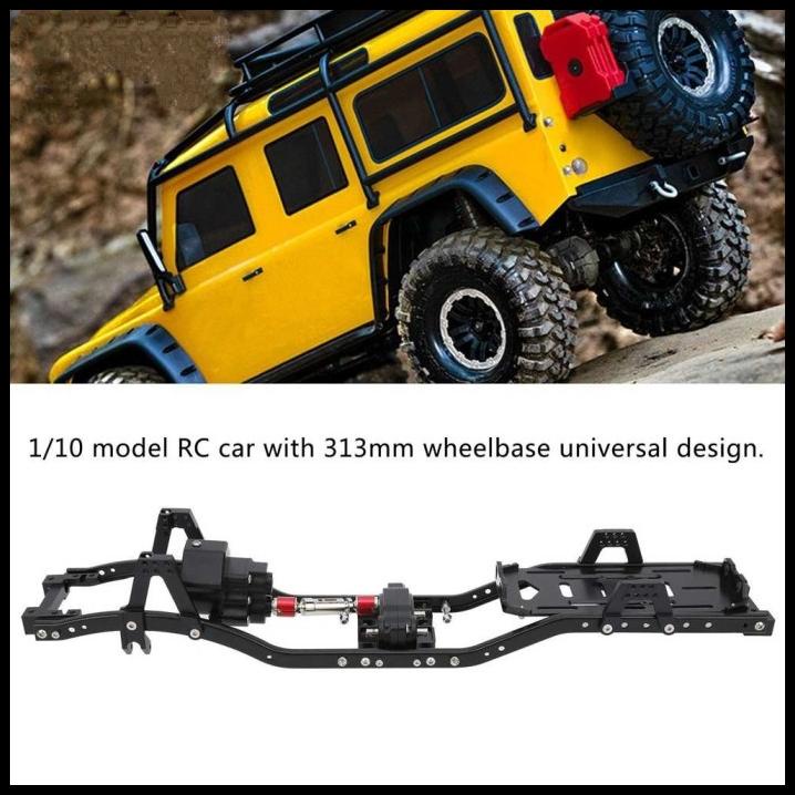 Promo Frame Chassis Front Gearbox Set Axial Scx10 Rc 1/10