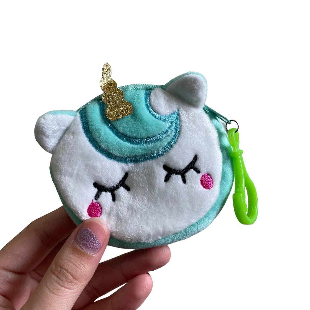 DOMPET KOIN EARBUD EAR PHONE KARAKTER UNICORN BONEKA