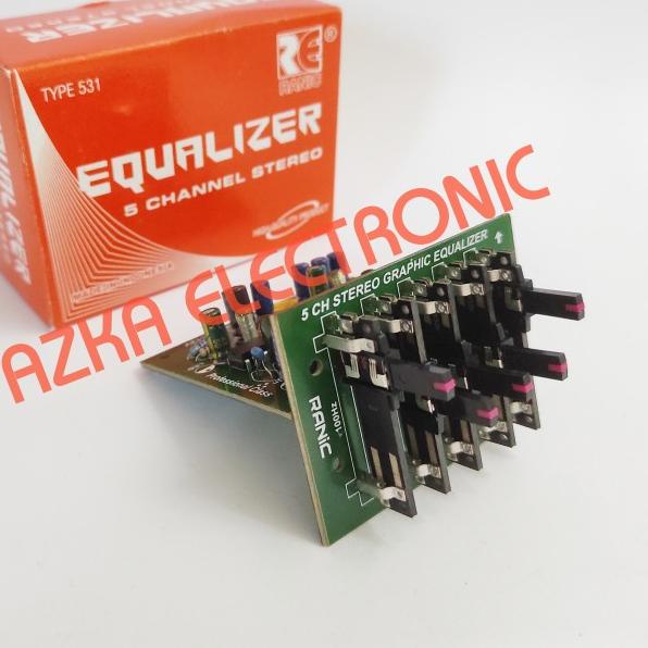Kit Equalizer 5 Channel Stereo