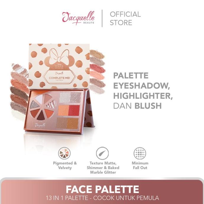 Jacquelle Disney Minnie Mouse Edition Complete Me Face Palette