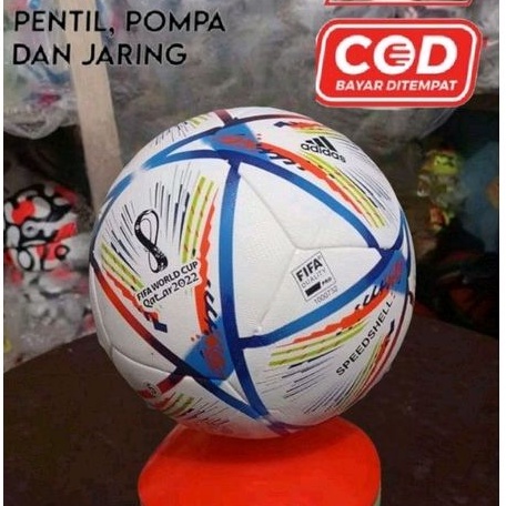 Bola Sepak Kaki Size 5 Import Press&amp;Jahit Mesin Combo Hemat