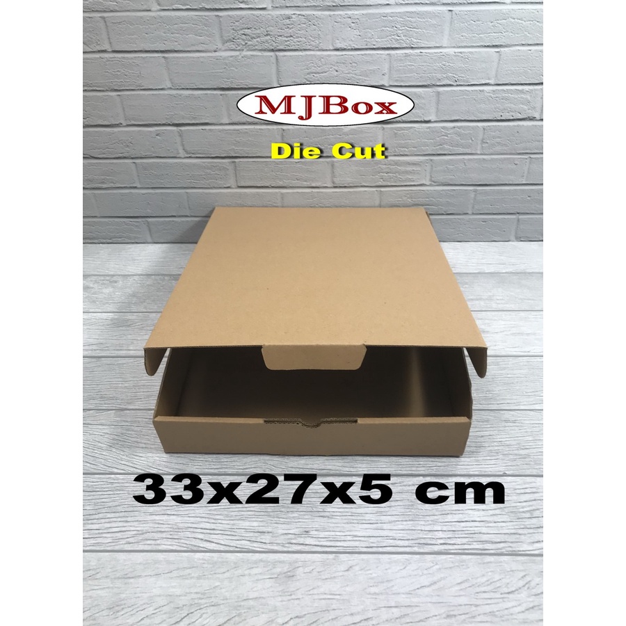

Kardus karton 27x33x5 cm..Die Cut kotak Aksesoris dll model box pizza