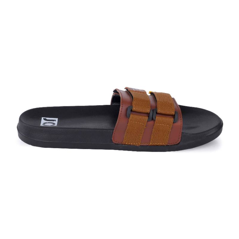 Sandal Slide Terbaru Kekinian Distro | Sendal Cowok Keren Anti Slip Ringan