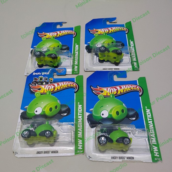 Hot Wheels Angry Birds Minion Pig Die-Cast Car - 1:64 Scale, 2012 New Models Series
