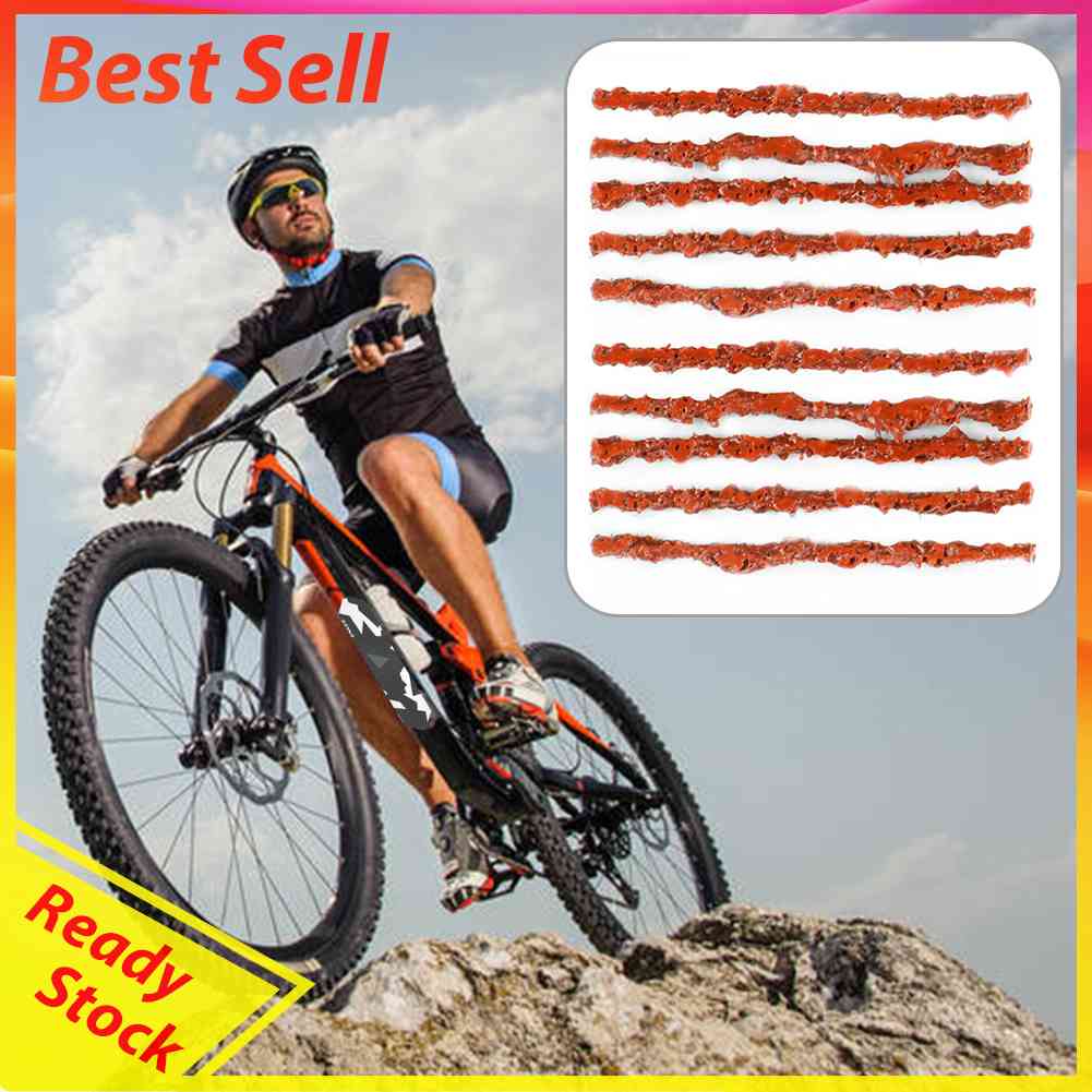 50 Pcs Strip Karet Untuk Reparasi Tambal Ban Tubeless Sepeda Gunung