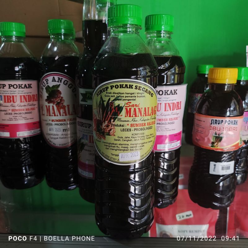 

Pokak Secang 600 ML Spesial MANALAGI Minuman Khas Kabupaten Probolinggo Wedang 100% Gula Asli Tanpa Pengental Dan Tanpa Pemanis Buatan Produksi UMKM Ibu Indri Sumber Rejeki Kerpangan Leces PIRT 2021