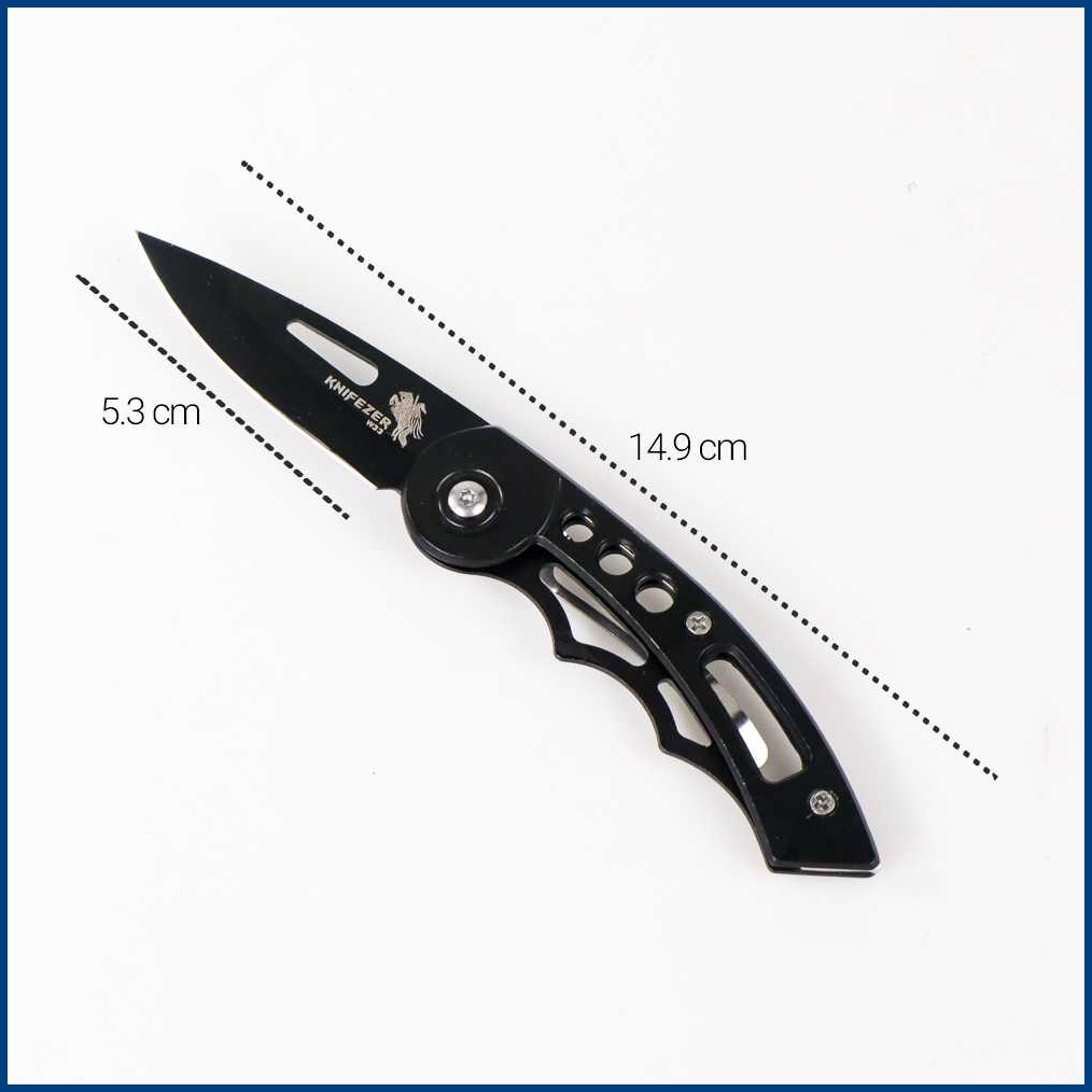 Pisau Saku Lipat Serbaguna Folding Portable Knife Survival Tool - Knifezer