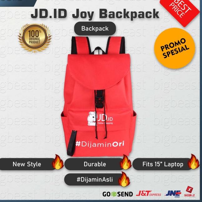 JDID Joy Backpack Tas Ransel Laptop 15 Inch Fashionable - 1 Tas