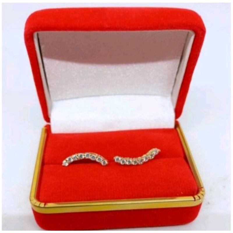Anting Emas Muda kadar 15% (2 gram) bs request berat dan kadar