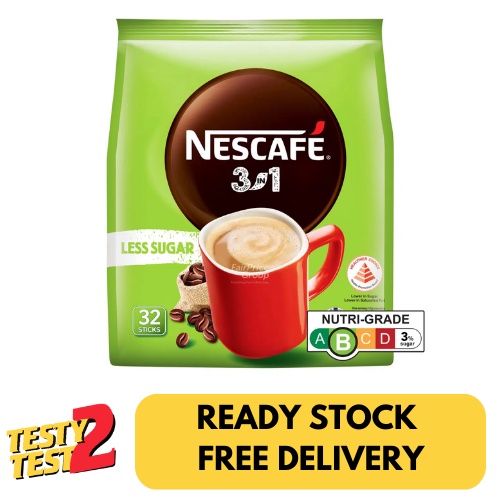 

Nescafe 3 in 1 Instant Coffee - Original (Less Sugar) 32 x 15g