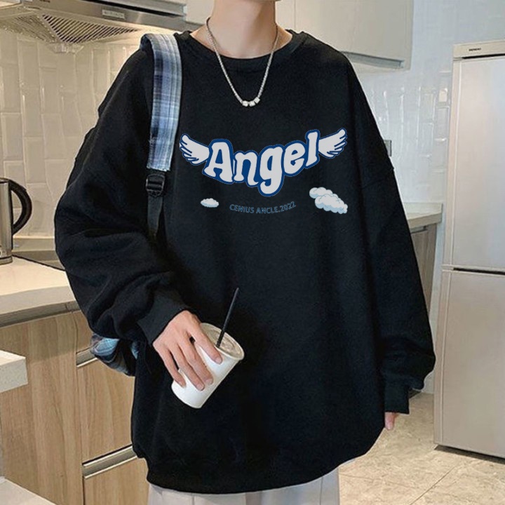 RDGF official shop/sweter modis/sweter modern/sweter anak laki-laki modern/sweater katun/sweter kebesaran/sweter hitam kebesaran/PRIA &amp; WANITA (UNISEX)