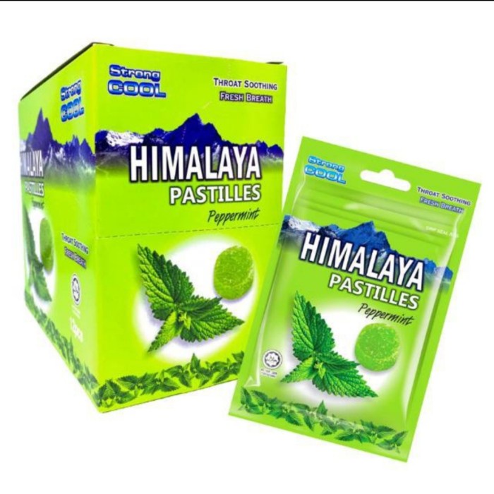 

permen himalaya pastilles peppermint per box