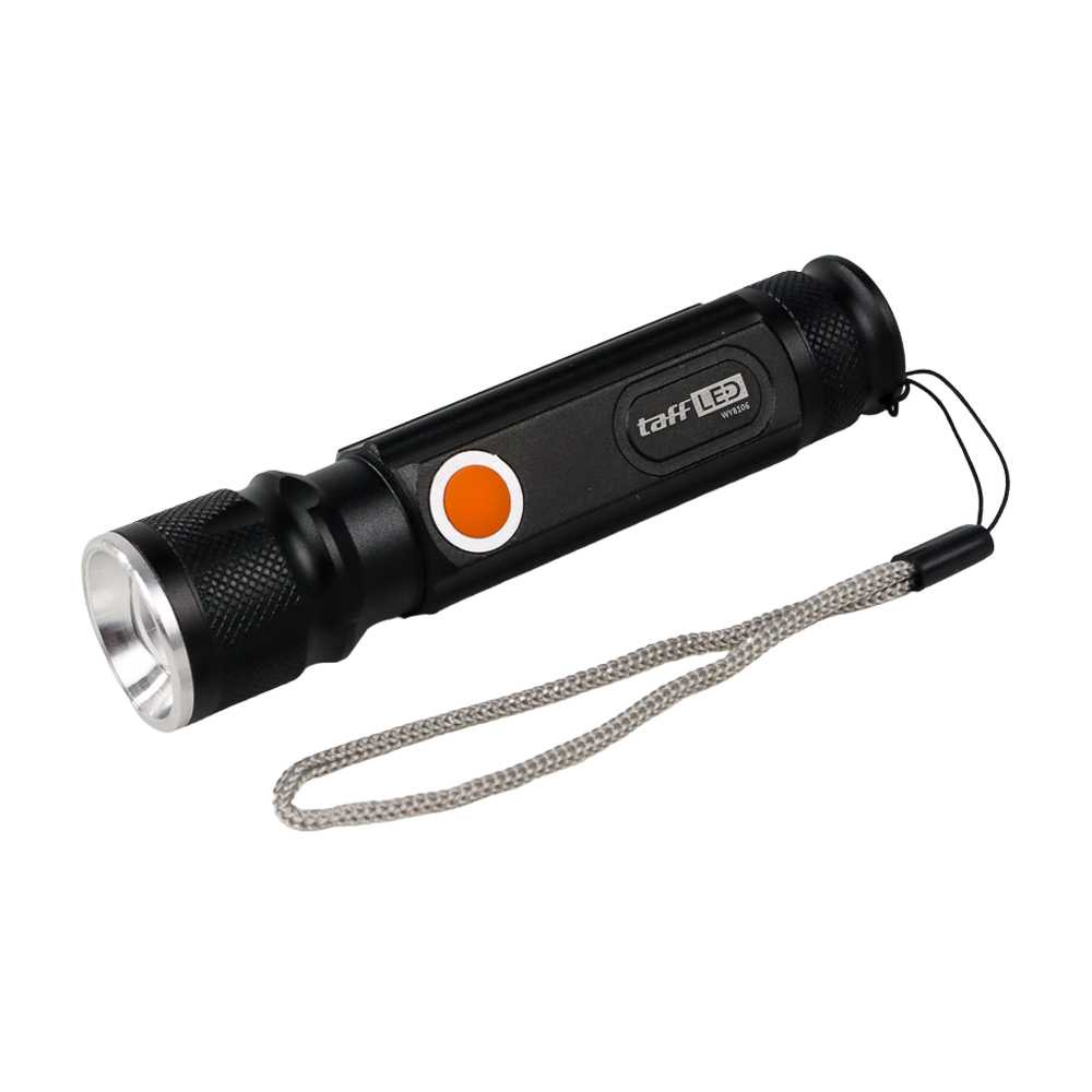 TaffLED Senter LED Lentera USB T6 + COB 2300 Lumens - WY8106