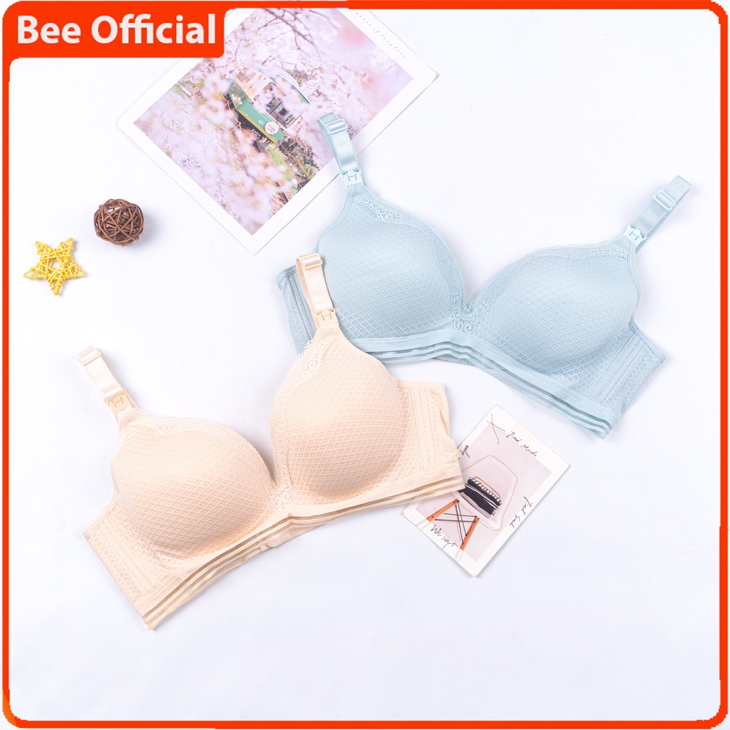 BEE - Bra Menyusui Tanpa Kawat / Nursing Bra Cup C Bh Busui Import 1906