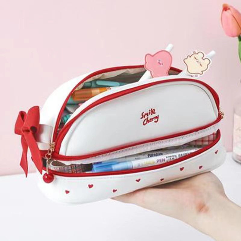 

Kawaii Pencil Case For Girls Korean stationery School supplies Cute Pencil Boxes Pouch for office ac