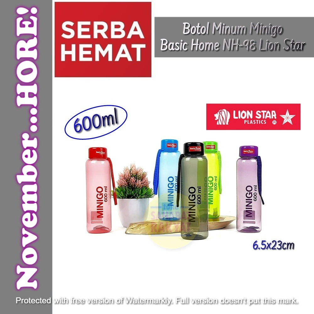 Botol Sport Minigo Lion Star NH-98 600ml