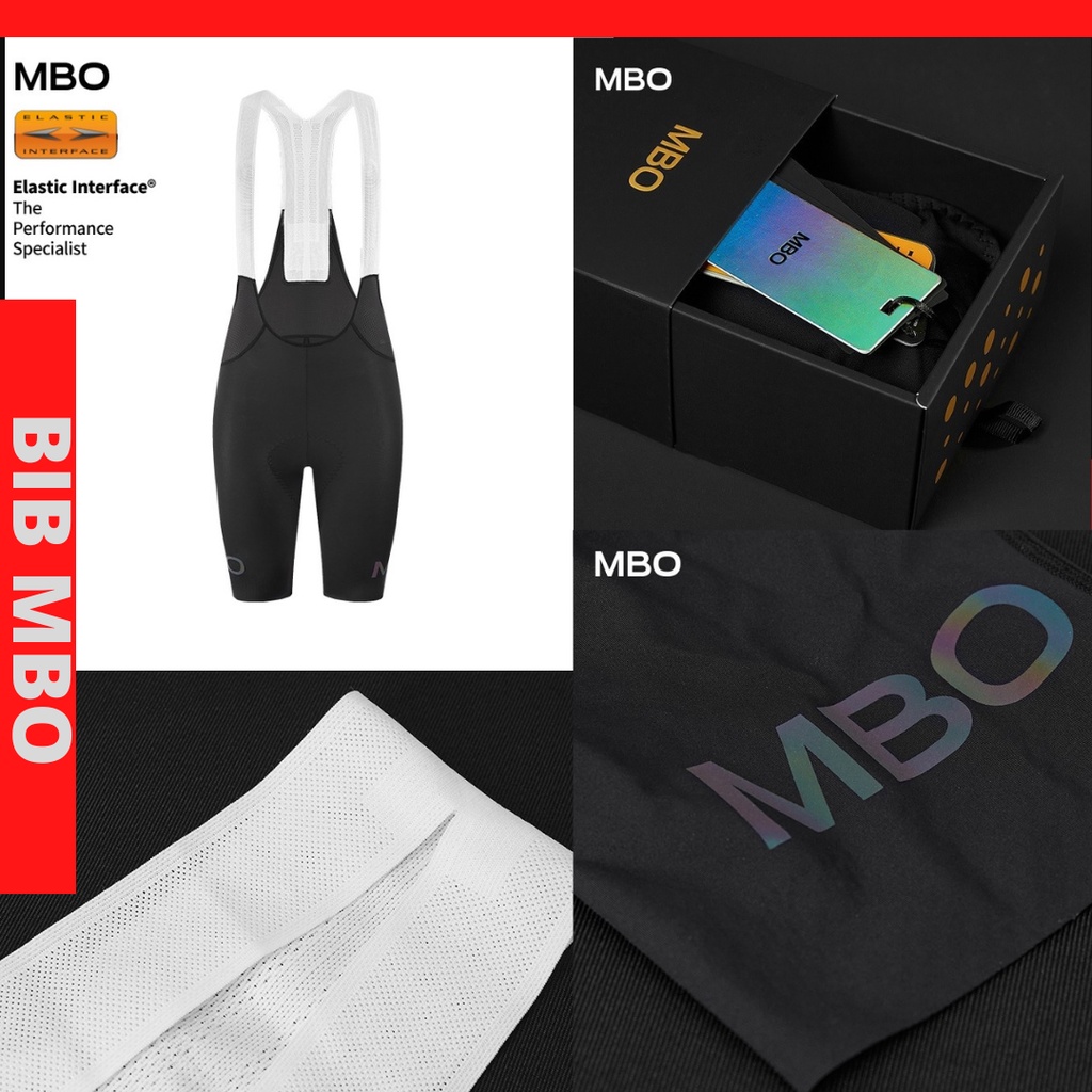 Celana BIB Sepeda Women Mysenlan MBO Prime PRO Sunbreak Black Cycling