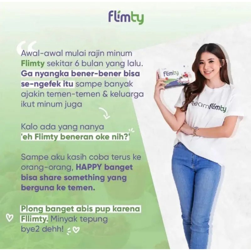 Flimty Paket Keluarga Promo 8 Box Pelangsing Detox BPOM Rasa Raspberry