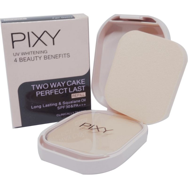 ❤️ FEBBRY ❤️ BEDAK PIXY UV WHITENING TWO WAY CAKE PERFECT LAST REFIL SPF 30