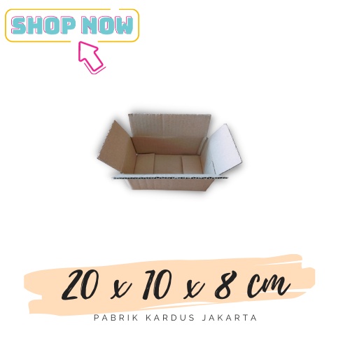 

KARDUS KARTON BOX POLOS Uk 20x10x8 CM (10PCS)