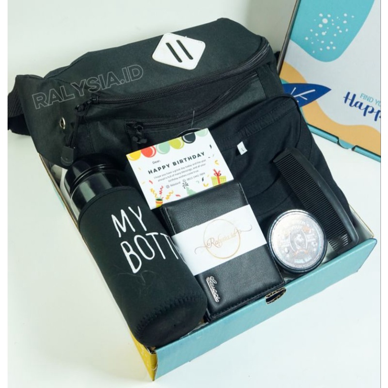 RALYSIA.ID EXCLUSIVE MEN GIFT BOX/ HAMPERS COWOK/ KADO WISUDA/ KADO PACAR/ KADO COWOK/ GIFT BOX COWO