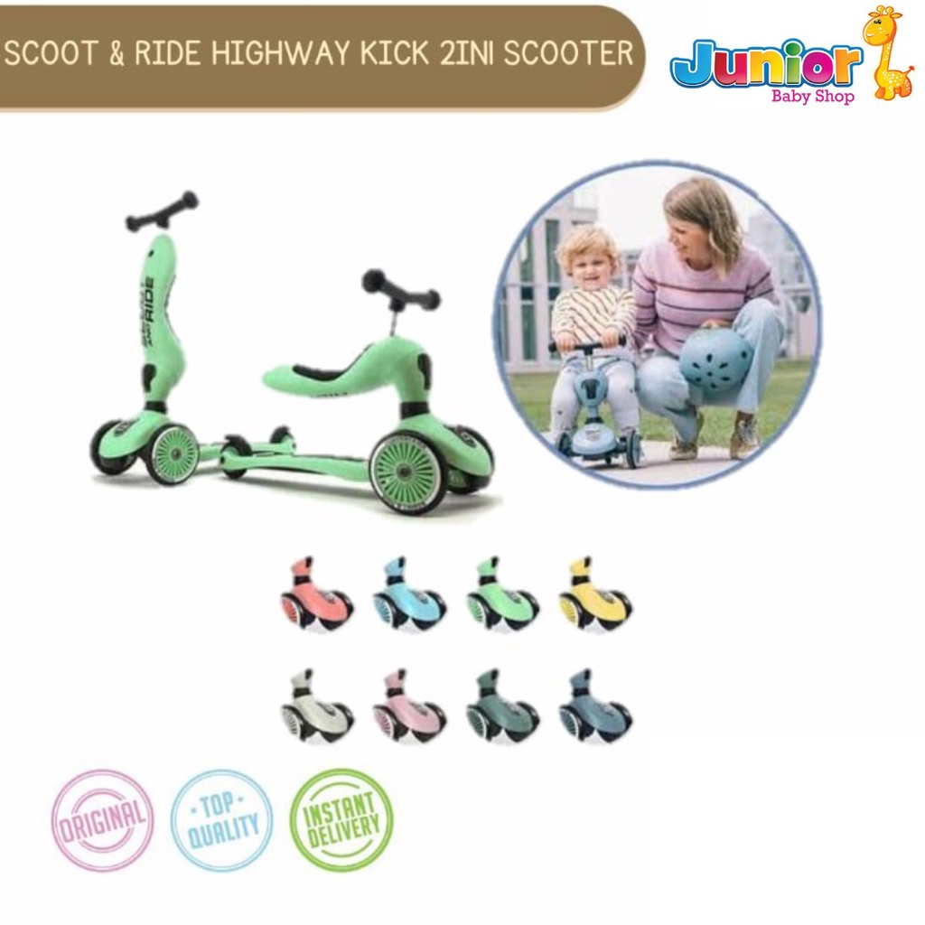 Scoot and Ride Highway Kick 1 - 2in1 Kickboard Scooter Bike Skuter Sepeda Anak