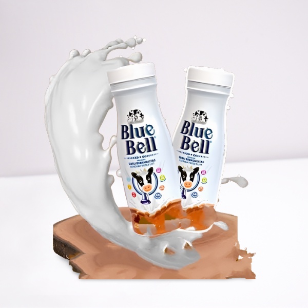 Susu uht botol blue bell rasa Italian chocolate ( per 1pc ) susu enak murah dan berkualitas