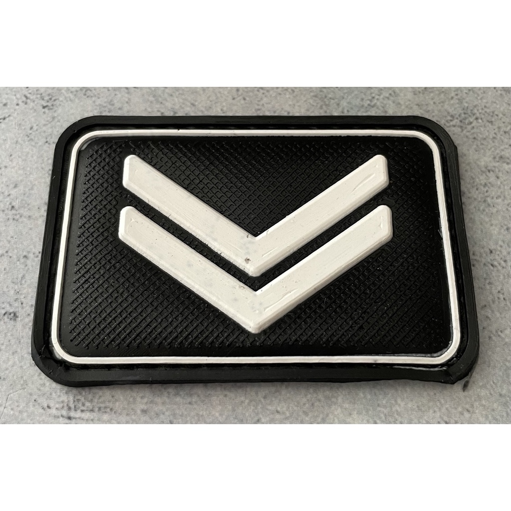 Patch Briptu Polis* (^2) - Patch Velcro Police Briptu  - Prepetan Pangkat Briptu  - Velcro Karet