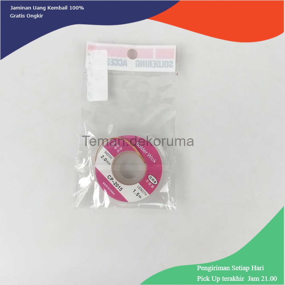 TD - PR2 Pita Pembersih Timah Solder Wick 2.0mm 1.5 meter - CP-2015