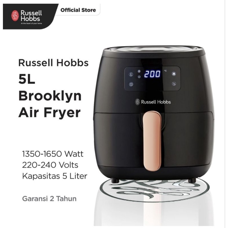 Russell Hobbs Brooklyn Airfryer 5L Garansi Resmi 2 tahun