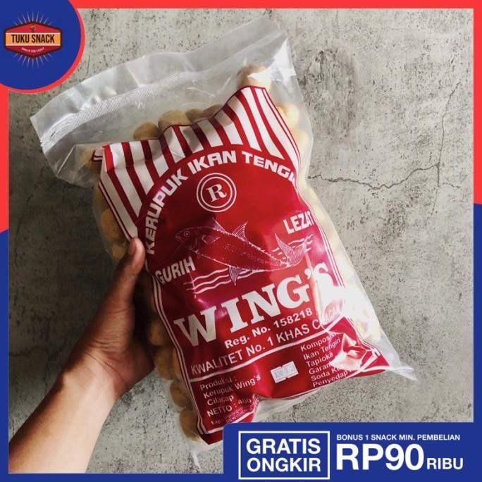 

Terlaris Kerupuk Ikan Tenggiri 400Gr Wings Snack Makanan Ringan Khas