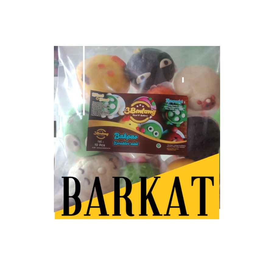 Kapao Bakpao Karakter 3 Bintang Isi 9 Halal