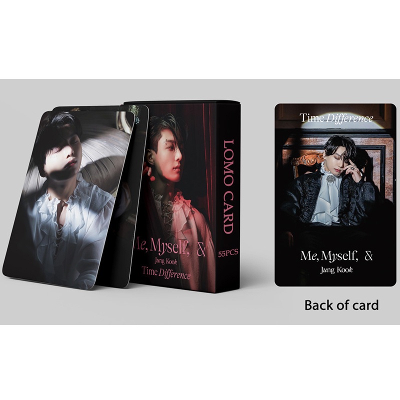 55pcs / box Kartu Foto Album LOMO BTS JUNGKOOK