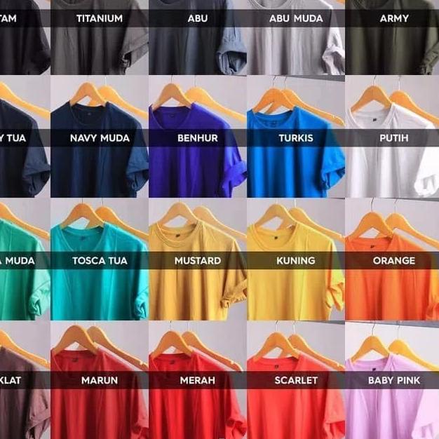 Kaos Polos Katun Bambu V Neck XXL (Cotton Bamboo Tshirt) - Hitam