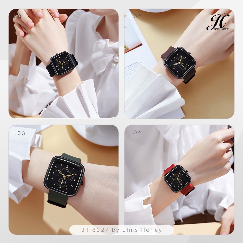 Jimshoney Watch 8027 - Timepiece Jam Tangan Original Import Trendy Murah