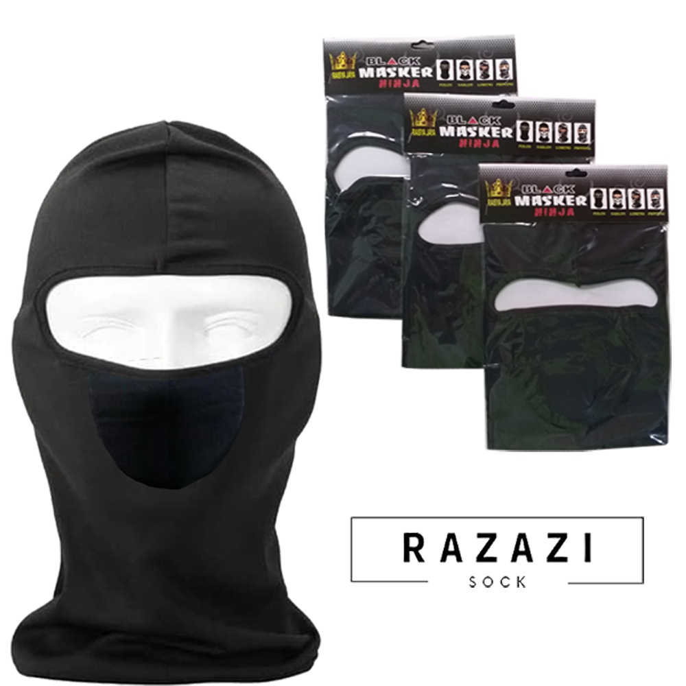 MASKER MOTOR BALACLAVA - MASKER NINJA POLOS DEWASA