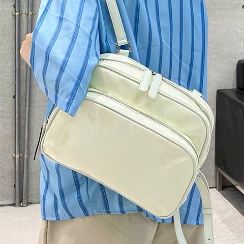 Sera Korea nieeh official authentic jennie Jin Zhini ransel kasual warna solid kulit baru yang sama