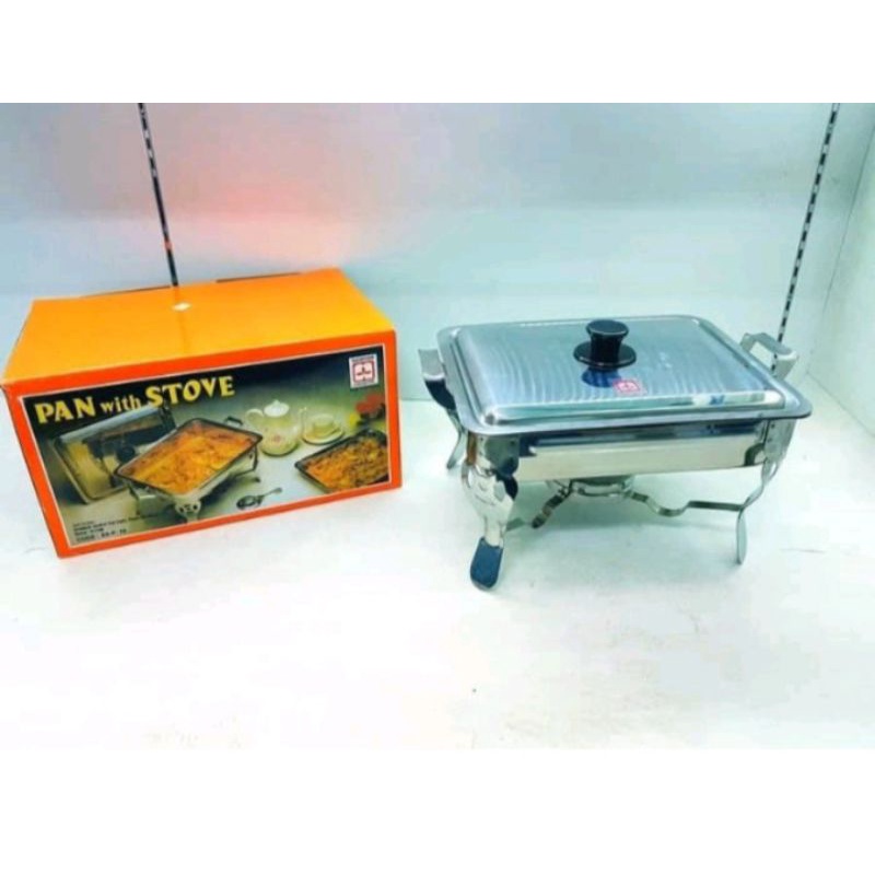 wadah saji/tempat prasmanan Maspion pan with stove