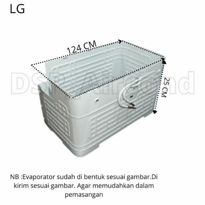 EVAPORATOR LG KULKAS 1 PINTU 124X25