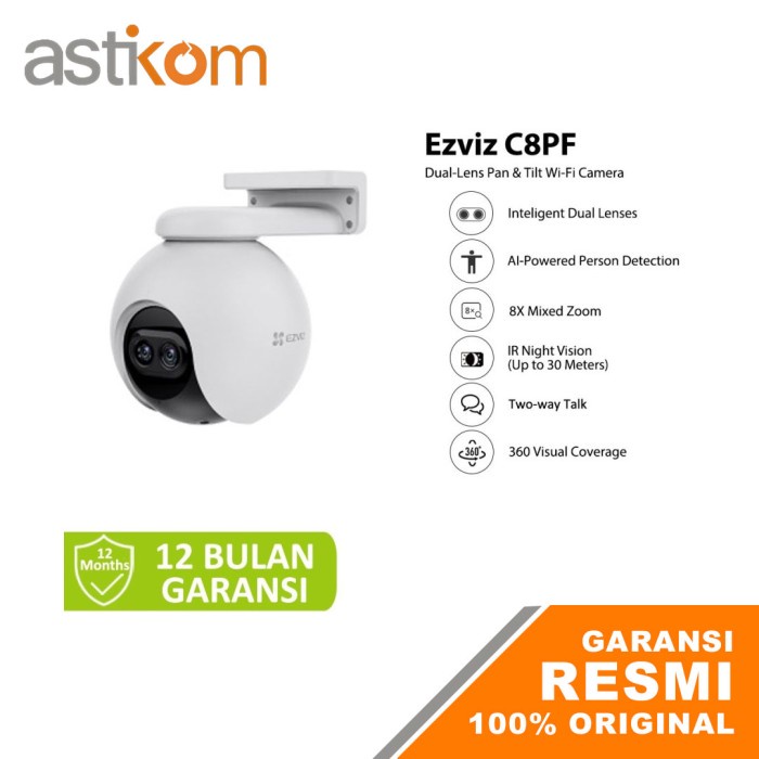 CCTV Ezviz Smart Home Camera C8PF 2MP 1080p