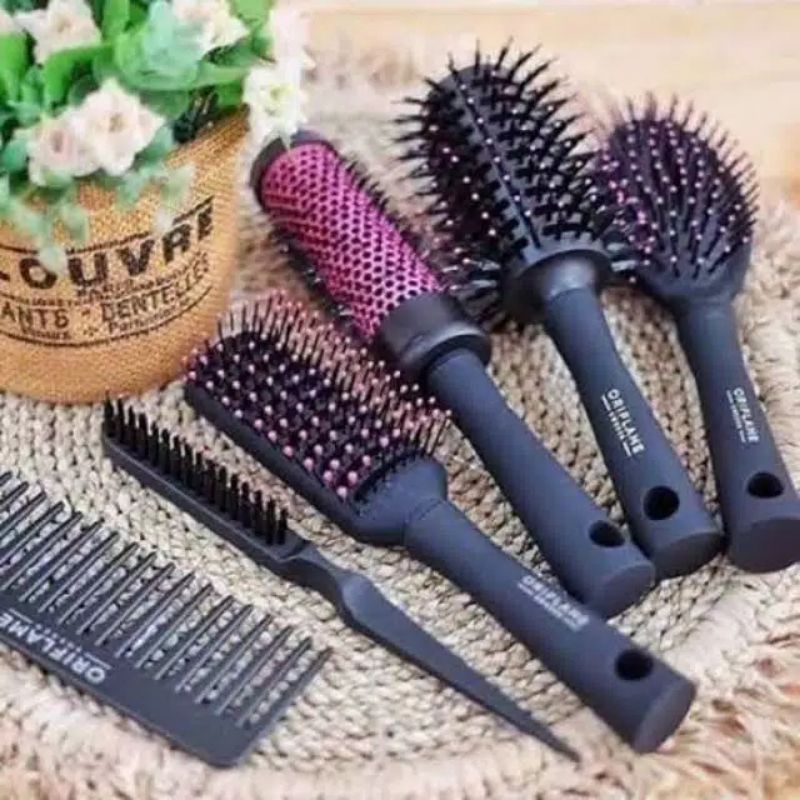 Original  Styler Cushion Brush/Vent/Teasing/Medium Round /Big Round/Detangle/Wide Tooth Comb Brush/Hair Brush Cleaner